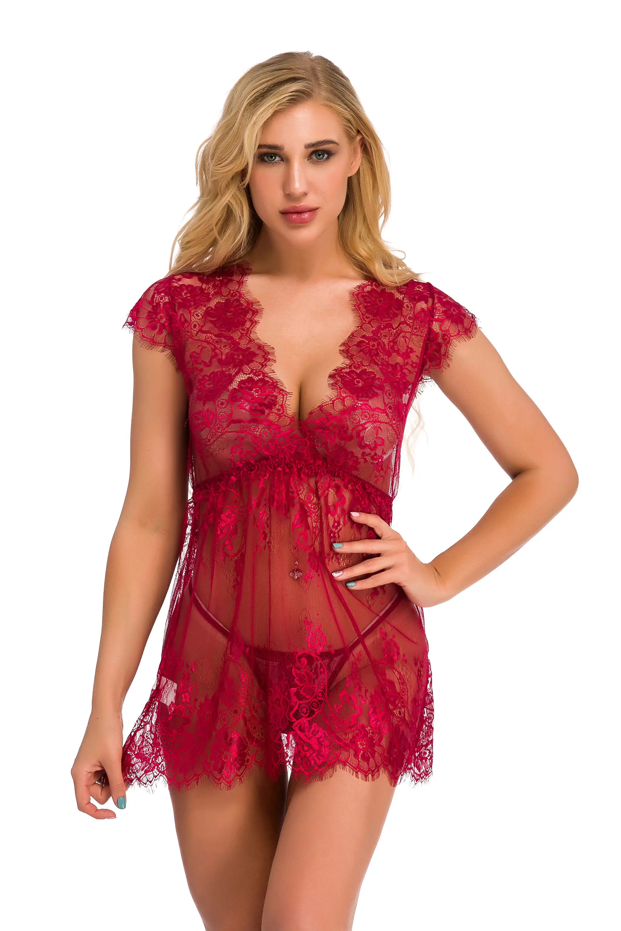 Women Lace Sexy Lingerie Sexy Babydolls Sexy Chemises SBC00040